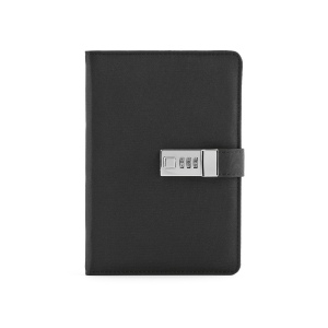 Carnet Melville rPET, fermeture métal, 192p 70g/m² 5