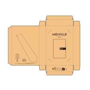 Carnet Melville rPET, fermeture métal, 192p 70g/m² 11