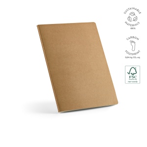 Carnet Bronte A4 couverture souple carton recyclé 13