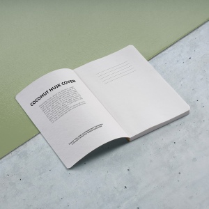 Carnet Fitzgerald couverture en coco, 196p recyclées 80g/m² 10