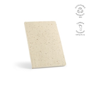 Carnet Chaucer couverture en résidus de bière recyclée,196p 80g/m² 2