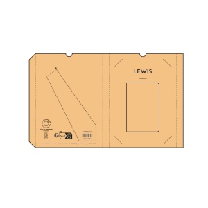 Carnet Lewis couverture en feuille de maïs,196p recyclées 80g/m² 11