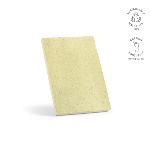 Carnet Lewis couverture en feuille de maïs,196p recyclées 80g/m² 2