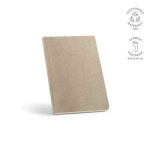 Carnet Poe couverture en lin, 196p recyclées 80g/m² 2