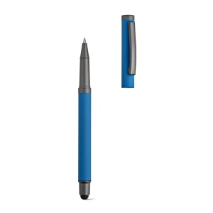 Stylo Woolf en inox recyclé, touch &amp; encre noire 1 km 25