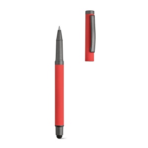 Stylo Woolf en inox recyclé, touch &amp; encre noire 1 km 26