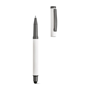 Stylo Woolf en inox recyclé, touch &amp; encre noire 1 km 27