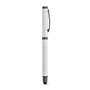 Stylo Woolf en inox recyclé, touch &amp; encre noire 1 km 32