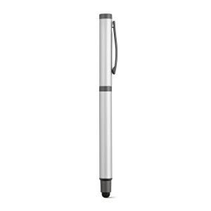 Stylo Woolf en inox recyclé, touch &amp; encre noire 1 km 33