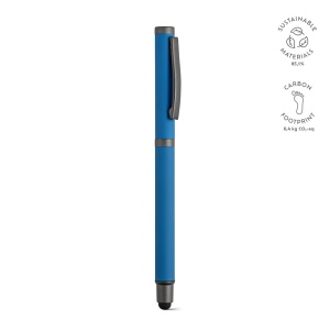 Stylo Woolf en inox recyclé, touch &amp; encre noire 1 km 3