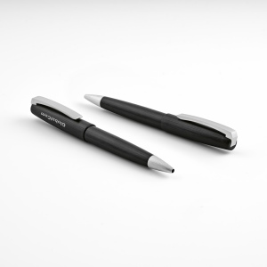 Stylo Hemingway en Aluminium recyclé, encre noire 2 km Dokumental® 10