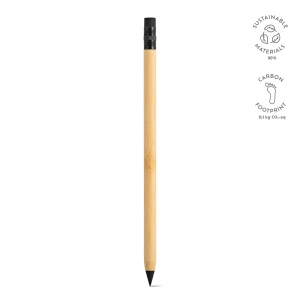 Stylo sans encre Kerouac en bambou, pointe graphite
