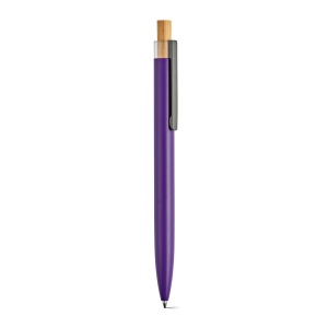 Stylo Tolkien en alu &amp; bambou, encre bleue 1km Dokumental® 29
