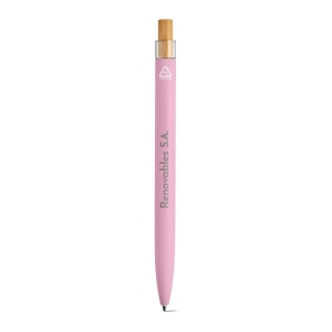 Stylo Tolkien en alu &amp; bambou, encre bleue 1km Dokumental® 34