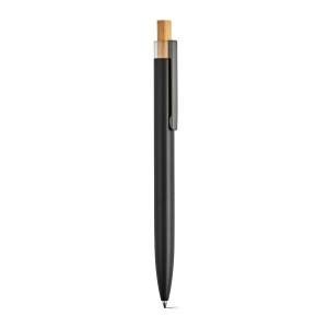 Stylo Tolkien en alu &amp; bambou, encre bleue 1km Dokumental® 19