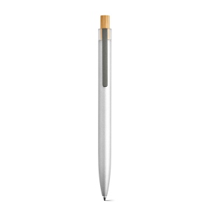 Stylo Tolkien en alu &amp; bambou, encre bleue 1km Dokumental® 39