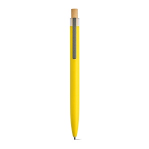 Stylo Tolkien en alu &amp; bambou, encre bleue 1km Dokumental® 40