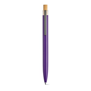 Stylo Tolkien en alu &amp; bambou, encre bleue 1km Dokumental® 46