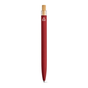 Stylo Tolkien en alu &amp; bambou, encre bleue 1km Dokumental® 58