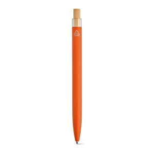 Stylo Tolkien en alu &amp; bambou, encre bleue 1km Dokumental® 60