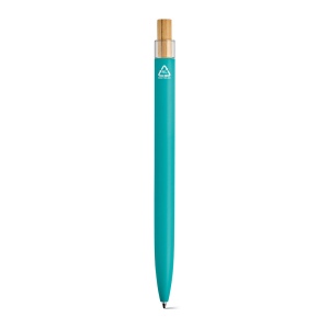 Stylo Tolkien en alu &amp; bambou, encre bleue 1km Dokumental® 64