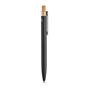 Stylo Tolkien en alu &amp; bambou, encre bleue 1km Dokumental® 68