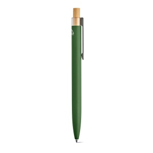 Stylo Tolkien en alu &amp; bambou, encre bleue 1km Dokumental® 77