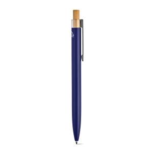 Stylo Tolkien en alu &amp; bambou, encre bleue 1km Dokumental® 79