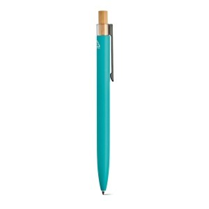 Stylo Tolkien en alu &amp; bambou, encre bleue 1km Dokumental® 80