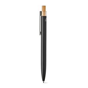 Stylo Tolkien en alu &amp; bambou, encre bleue 1km Dokumental® 84