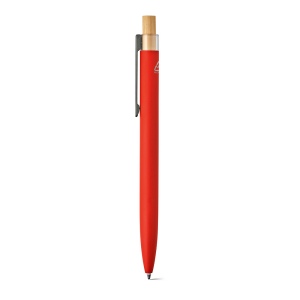 Stylo Tolkien en alu &amp; bambou, encre bleue 1km Dokumental® 85