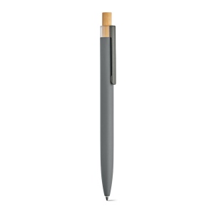 Stylo Tolkien en alu &amp; bambou, encre bleue 1km Dokumental® 24