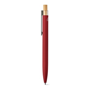 Stylo Tolkien en alu &amp; bambou, encre bleue 1km Dokumental® 90