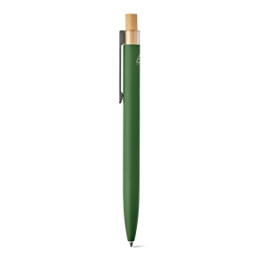 Stylo Tolkien en alu &amp; bambou, encre bleue 1km Dokumental® 93