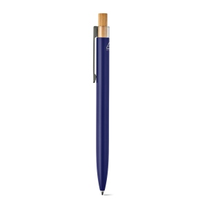 Stylo Tolkien en alu &amp; bambou, encre bleue 1km Dokumental® 95