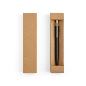 Stylo Tolkien en alu &amp; bambou, encre bleue 1km Dokumental® 100