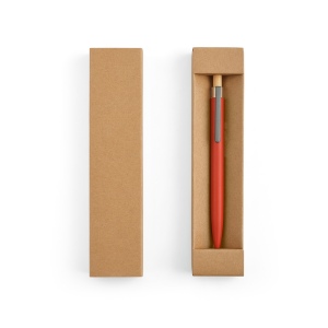 Stylo Tolkien en alu &amp; bambou, encre bleue 1km Dokumental® 101