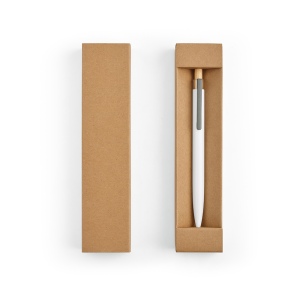 Stylo Tolkien en alu &amp; bambou, encre bleue 1km Dokumental® 102