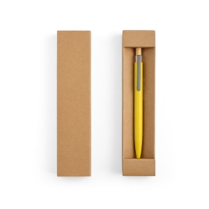 Stylo Tolkien en alu &amp; bambou, encre bleue 1km Dokumental® 104