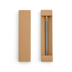 Stylo Tolkien en alu &amp; bambou, encre bleue 1km Dokumental® 105