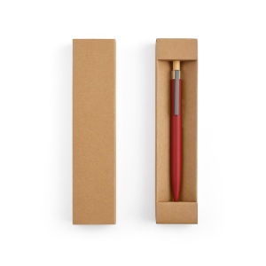 Stylo Tolkien en alu &amp; bambou, encre bleue 1km Dokumental® 106