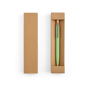 Stylo Tolkien en alu &amp; bambou, encre bleue 1km Dokumental® 107