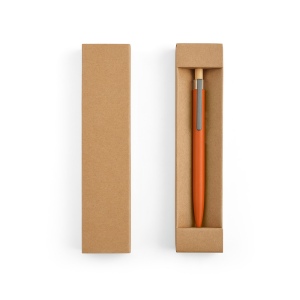 Stylo Tolkien en alu &amp; bambou, encre bleue 1km Dokumental® 108