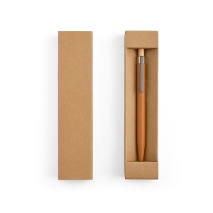 Stylo Tolkien en alu &amp; bambou, encre bleue 1km Dokumental® 114
