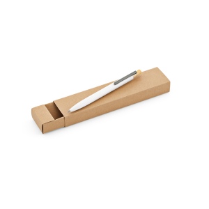 Stylo Tolkien en alu &amp; bambou, encre bleue 1km Dokumental® 115