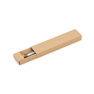 Stylo Tolkien en alu &amp; bambou, encre bleue 1km Dokumental® 116