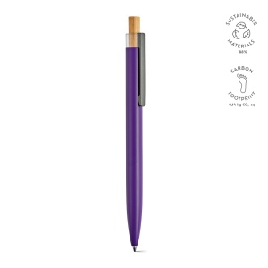 Stylo Tolkien en alu &amp; bambou, encre bleue 1km Dokumental® 13