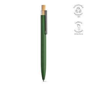 Stylo Tolkien en alu &amp; bambou, encre bleue 1km Dokumental® 12