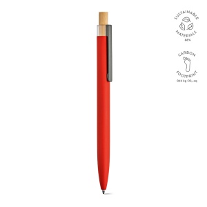 Stylo Tolkien en alu &amp; bambou, encre bleue 1km Dokumental® 4