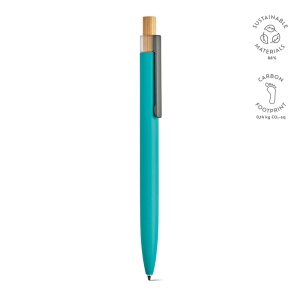 Stylo Tolkien en alu &amp; bambou, encre bleue 1km Dokumental® 15